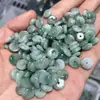 Atacado de jadeíte birmanesa antiga com padrões florais, peças soltas de jadeíte para pulseiras e pingentes de carro, jadeíte "ice-tender" com padrões florais