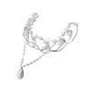 Collar de perlas con forma de mariposa estilo retro francés, elegante y moderno, con cadena de clavícula, versátil y de alta gama.