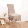 Capas para Cadeiras de Jantar Domésticas Cuidadosamente Selecionadas, Capas Elásticas para Cadeiras com Saia Jacquard para Restaurantes de Hotel, Simples Universal para Todas as Estações Atacado