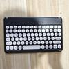 Teclado Bluetooth Adecuado para iPad Teléfono Móvil Tableta Carga Mágica Oficina Portátil Inalámbrico Teclado de Tapa Redonda y Set de Ratón