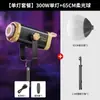 Luz de Preenchimento para Transmissão ao Vivo de 300W, Luz para Fotografia para Montagem de Sala de Transmissão ao Vivo, Refletor Esférico com Grade Constante, Lâmpada Solar de Alto Brilho