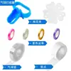 Accesorios para globos anudador de globos puntos de pegamento para globos cadena de globos de 5 m clip de flor de ciruelo doble decoraciones para fiestas