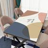 Tapete de mesa de couro Morandi anti-queimadura isolamento térmico toalha de mesa à prova de óleo à prova d'água sem necessidade de esfregar tapete de mesa de centro tapete de proteção de mesa