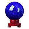 Adornos de Bola de Cristal Azul al por Mayor Accesorios Azules para el Hogar Bola Fundida Apertura Oficina Regalo de Vacaciones Fábrica