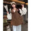 Novo Colete de Algodão de Alta Qualidade para Inverno para Mulheres, Jaqueta Curta Fashion Emagrecedora Color-Blocking Acolchoada Colete Casaco Tendência