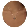 Amazon Transfronterizo Popular Europeo y Americano Collar Cruzado Cadena de Satélite Apilable Ajustable Cadena Multicapa Regalo Personalizado