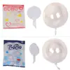 Balões Flutuantes de Hélio 18 polegadas 20 polegadas Balões Redondos Transparentes Ondulados Adereços de Decoração da Moda para Barracas de Feira Noturna de Verão Balões Bolha