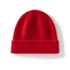 Gorro de Cachemira para Niños Otoño e Invierno Engrosado Clásico Versátil de Lana Tejida Gorro de Punto Protección para las Orejas Gorro Cálido