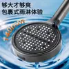 Cabezal de ducha sobrealimentado superpresurizado para baño doméstico, cabezal de ducha de lluvia de gran flujo de agua, juego de cabezal de ducha