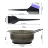 Set de Tres Piezas de Tazón y Brocha para Teñir el Cabello, Tazón para Tratamiento Capilar con Aceite, Antideslizante, Duradero, Tazón y Brocha Espesados para Teñir el Cabello para Salones de Belleza