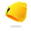 Gorro de punto Winter Star igual al de Billie Eilish Nuevo gorro de punto bordado para hombre y mujer AliExpress