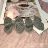 Accesorios de Lana Cachemira Escama de Piscis Pequeña Lazo Tejido Accesorios para el Cabello Pasador Semiterminado Ropa Zapatos y Calcetines Accesorios