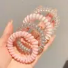 Goma para el Cabello de Espiral de Alambre para Mujer 2026 Nuevo Modelo Anillo para el Cabello con Acabado de Alta Gama, Banda para el Cabello para Cola de Caballo y Moño, No Daña el Cabello, Accesorio para el Cabello