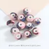 Jingdezhen Joyería Accesorios Cerámica de Alta Temperatura Cuentas Espaciadoras Pulsera Accesorios Cuentas Pequeñas de Platillo Volador Cuentas Sueltas Pulsera Collar Material