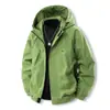 Jaqueta com Capuz Estilosa 2026 High Street para Homens e Mulheres, Outono Tamanho Grande Estilo Montanha Outdoor Casaco Funcional, Top à Prova de Vento e Impermeável