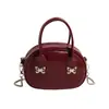 Corea del Sur 2024 Nueva Bolso Cuadrado Pequeño Portátil de Nicho Moda para Mujer Versátil Bolso Cruzado tipo Bowling Bolso Boston Almohada