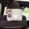 Caja de Pañuelos para Coche de Oso de Dibujos Animados Bolsa de Pañuelos para Coche Colgante en el Respaldo del Asiento Caja para Pañuelos en el Reposabrazos del Coche Decoración Linda