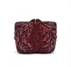 Bolso de noche de moda europeo y americano transfronterizo, clutch de noche con adornos de diamantes para mujer