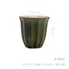 Taza de Té de Cerámica Gruesa Estilo Japonés Dinastías Tang y Song Estilo Wabi-Sabi, Juego de Té Kung Fu, Taza de Té de Cerámica para el Hogar Estilo Antiguo Patrón de Rayas de Barro, Taza Individual