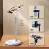Soporte Transfronterizo de Doble Ranura para Teléfono y Tablet, Soporte Ajustable de Aleación de Aluminio para Transmisión en Vivo y Maratón de Series, Puede Tomar Tomas Cenitales y Girar