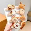 Pinzas para el pelo de felpa realistas de animales lindos para niñas, Pasadores de muñeca para niños, Pinzas para flequillo, Accesorios para el pelo de bebé