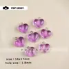 Accesorios para joyería DIY lindos abalorios de oso de gelatina aretes de corazón cadena para teléfono colgante de bolso accesorios de abalorios sueltos