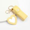 Llavero Colgante Espejo de Vidrio PU Transfronterizo Amor Boca Sobre Rojo Creativo Regalo en Vivo Pequeños Accesorios de Joyería Adornos Colgantes