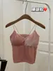 Nova Camisola de Veludo Dourado Bonita com Alça nas Costas Quente Feminina Versátil Roupa Íntima Térmica Sexy de Modelagem Justa