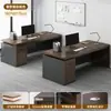 Combinación de Escritorio y Silla para Personal Estación de Trabajo Simple Moderna Individual y Doble Escritorio de Oficina para Jefe Escritorio Financiero para Computadora