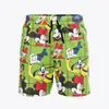 Temu Transfronteiriço 2025 Verão Masculino Shorts Hawaiian de Praia Largos Tamanho Europeu Amazon Calças Casuais de Cinco Pontos para Homens