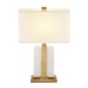 Sala de Estar de Hotel Quarto de Dormir Estudo Luminária de Mesa de Cabeceira Luz Luxo Pós-moderno Simples Luminária de Mesa Mármore Americano Modelo de Encaixe Suave Quarto Modelo