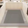 Tapete de Piso para Cocina de Barro Diatomeas Absorbe Agua y Aceite, Antideslizante, Tapete de Piso de Cobertura Completa para Uso Doméstico, Limpiable con Trapo, No Requiere Lavado, Resistente a Manchas, Fácil de Cuidar