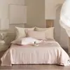 Juego de Cuatro Piezas de Colcha de Verano Refrigerante de Tencel de Gama Alta, Colcha de Cama para Aire Acondicionado, Lavable a Máquina, Juego de Tres Piezas de Cubierta de Cama Refrigerante de Verano, Lavable a Máquina
