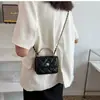 Bolsa de Raya de Cuadros de Diamante Primavera Verano Mujer 2026 Nueva Moda Bolso Cuadrado Pequeño Sensación de Nicho Bolso de Hombro Único Cruzado