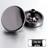 Botões de Pressão de Metal Atacado de Fábrica, Botões Ocultos para Jaquetas, Acessórios para Vestuário, Fechos de Pressão Coloridos Pintados