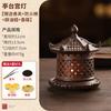 Queimador de Incenso Cerâmico Estilo Chinês Suporte para Velas Lanterna de Palácio Queimador de Incenso em Espiral Ornatos Decorativos Antigos para Casa Interior Queimador de Sândalo Oudh