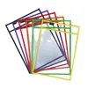 Regalos para Niños Bolsas Reutilizables para Mascotas Transparentes Cosidas Pizarrón Blanco Archivo Bolsas de PVC Calco Escritura Bolsas de Pizarrón Blanco Fábrica