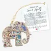 Nuevo producto: la Historia de Amor y Lealtad, Decoración de Madera de Elefante Regalo, Colgante Adorno de Hermandad y Amistad