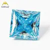 Venta al por mayor del fabricante Piedras sueltas de moissanita de colores, formas elegantes, corte princesa, 1-3 quilates, claridad VVS, pueden pasar el probador