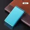 Estuche Delgado para Cigarrillos para 20 Cigarrillos, Ultra-Delgado Portátil para Hombre, Automático Pop-Up, Resistente a la Humedad, Aleación de Aluminio Grabada, Estuche de Cigarrillos de Gama Alta