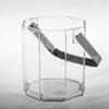Hielera Dorada Deda Diamante Cristal Acrílico Hielera Cubeta Redonda para Cerveza Amazon Bar Vino Pequeña Hielera