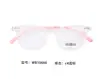 Nuevas Monturas de Gafas Tr90 Ultraligeras y Cómodas para Estudiantes, Adolescentes y Niños con Almohadillas Nasales de Silicona, Monturas Cuadradas, Artículo de Venta Caliente al por Mayor