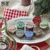 Fita Adesiva MoMo PET Tinta Branca - Série Crochê de Natal - Estilo Fofo e Suave