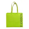 Bolsa Tote de Tela No Tejida con Estampado de Letras de Colores, Bolsa de Compras Laminada Simple en Inglés, Regalo Promocional para Tiendas de Ropa y Belleza