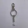 Llavero Transfronterizo Cadena de Cuatro Secciones Anillo de Llavero Electrochapado con Cadena Llavero Juguete Cadena Colgante Fabricante Mayorista Felpa