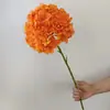 Floristería de Simulación de Boda Naranja Material de Flores Naranja Naranja Tema Arreglo de Lugar de Boda Hotel Arreglo de Flores de Plástico