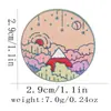 Broche Mais Vendido Transfronteiriço Desenho Animado Acessórios Fofos Fivela de Cintura Anti-Exposição Decoração de Bolsa Liga de Zinco Emblema com Pingos de Óleo