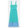 Ropa europea y americana para mujer transfronteriza, moda casual de venta caliente en AliExpress, vestido midi a rayas sexy ajustado