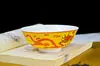 Cuenco de Cerámica de Xizang con Ocho Tesoros, Cuenco para Mesa de Restaurante, Cuenco Auspicioso de Ofrenda Estilo Xizang Ocho Estilos Étnicos, Taza de Té, Cuenco de Arroz con Té de Mantequilla