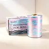 Papel para permanente personalizado con diseño antideslizante en relieve, varios patrones, tipo rollo, papel para tinte de cabello resistente a altas temperaturas